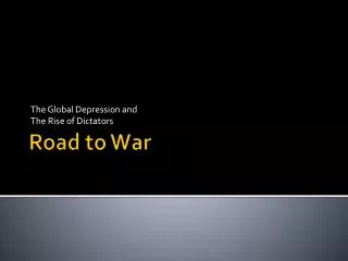 Road to War