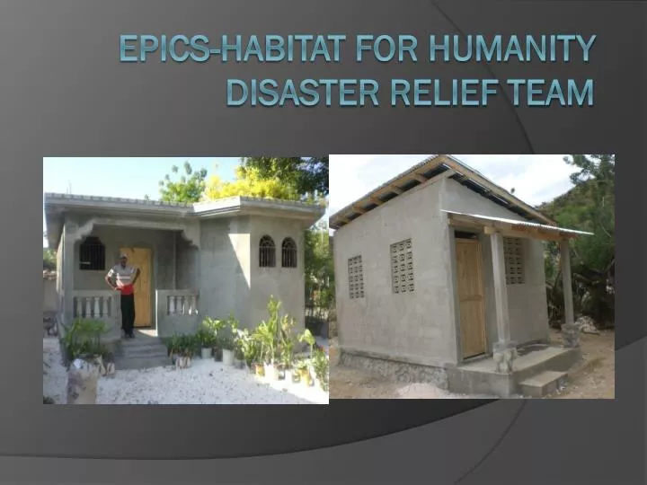 epics habitat for humanity disaster relief team