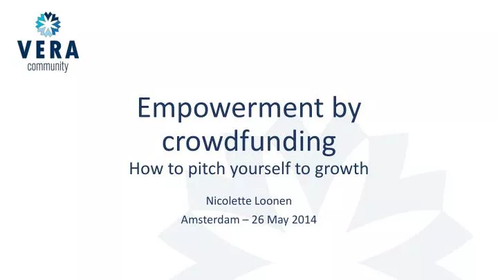 empowerment by crowdfunding how to pitch yourself to growth