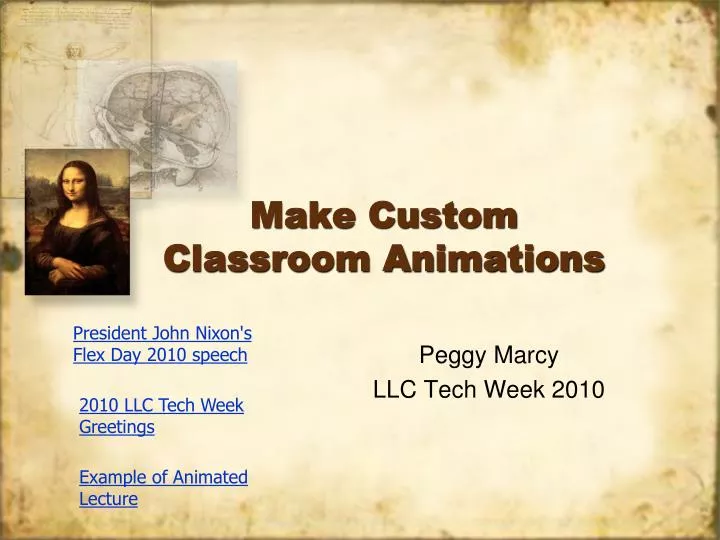 make custom classroom animations