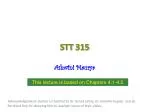STT 315 - slide 1