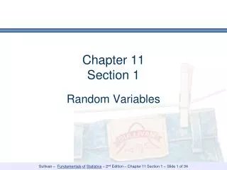 Chapter 11 Section 1