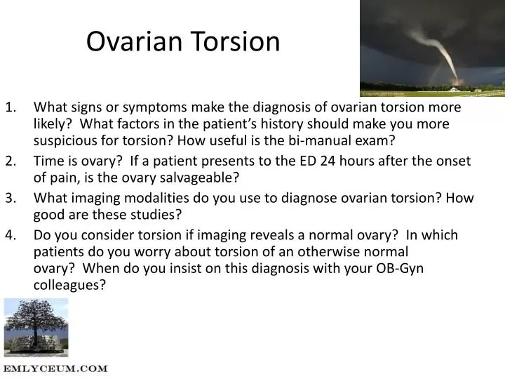 ovarian torsion