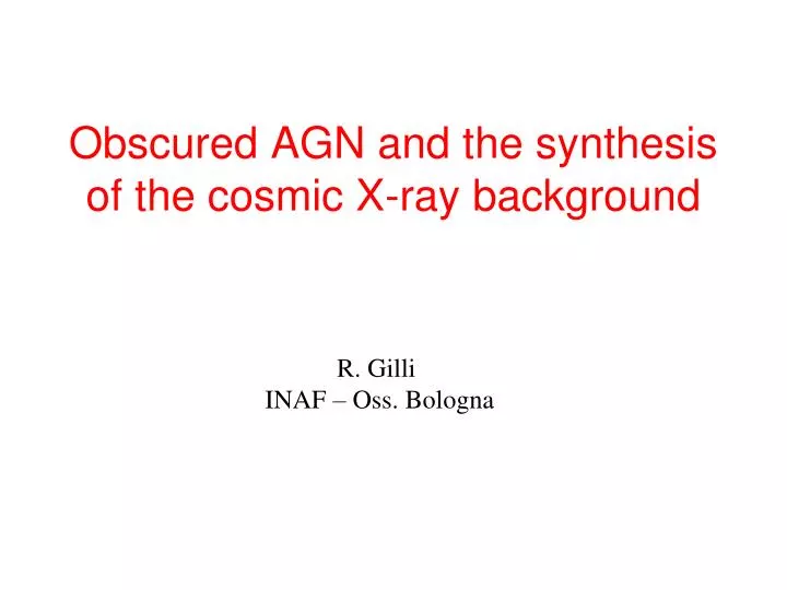 obscured agn and the synthesis of the cosmic x ray background