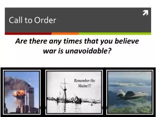 call to order