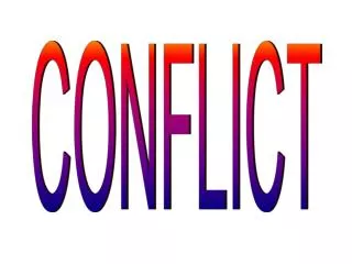 CONFLICT