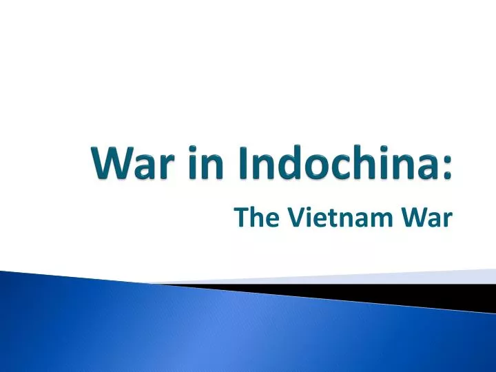 war in indochina