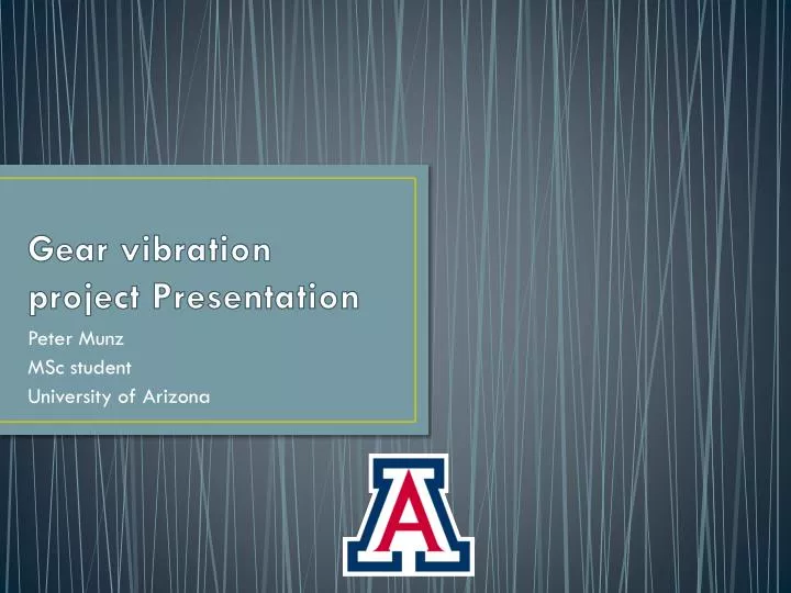 gear vibration project presentation