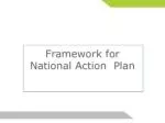 Framework for National Action Plan - slide 1