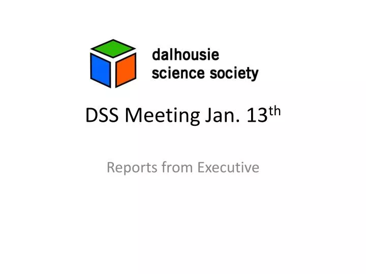 dss meeting jan 13 th