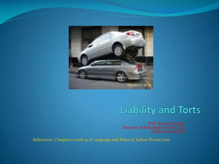 liability and torts