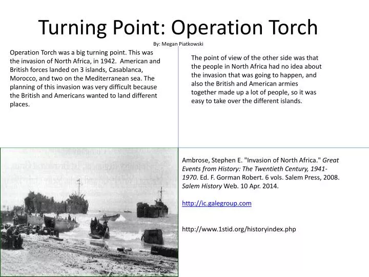 turning point operation torch by megan piatkowski