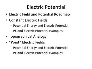 Electric Potential