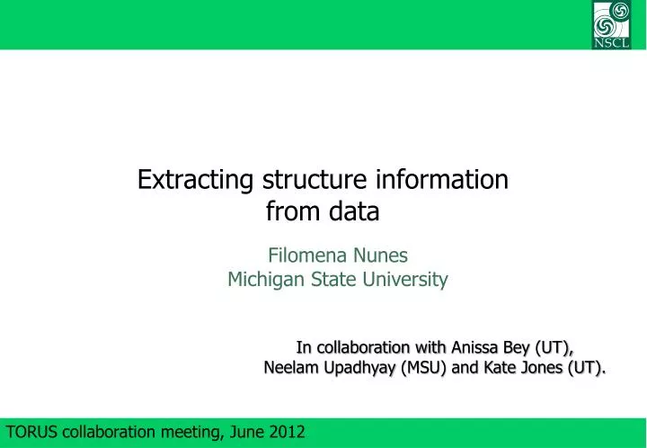 extracting structure information from data