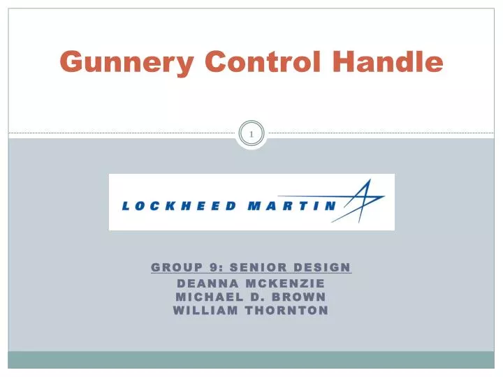 gunnery control handle