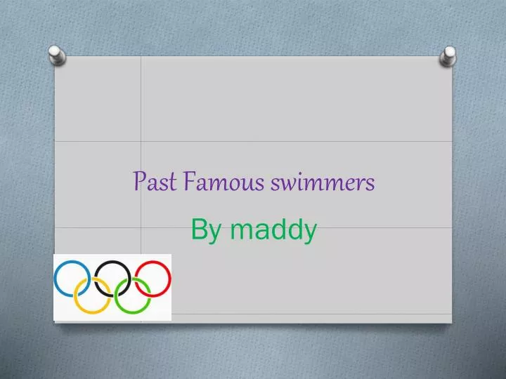 past famous swimmers
