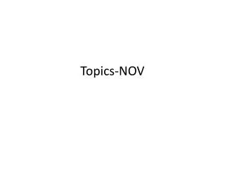 Topics-NOV