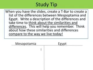 Study Tip
