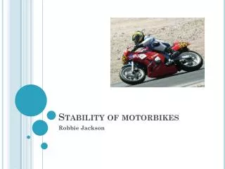 Stability of motorbikes