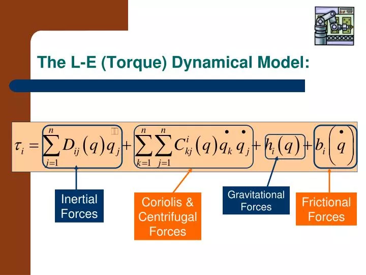 the l e torque dynamical model