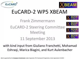EuCARD-2 WP5 XBEAM