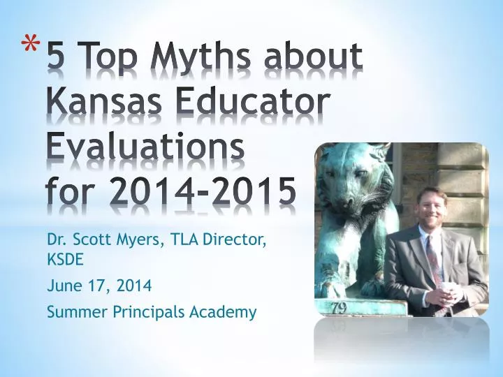5 top myths about kansas educator evaluations for 2014 2015