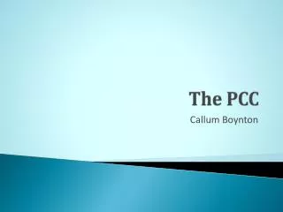 The PCC