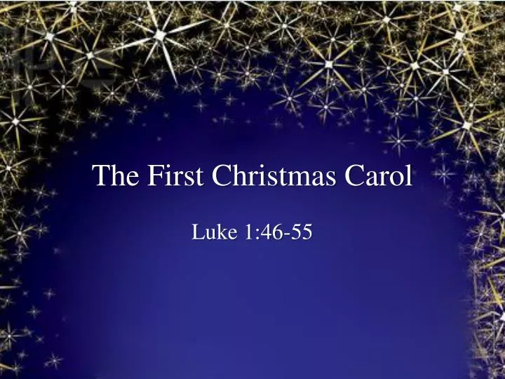 the first christmas carol