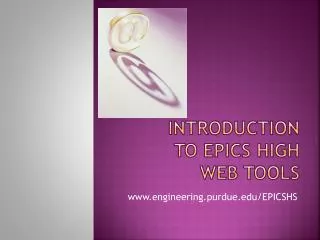 Introduction to EPICS High Web Tools