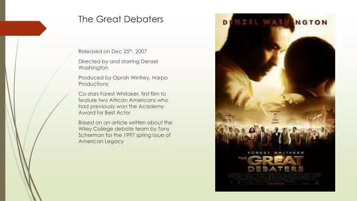 the great debaters