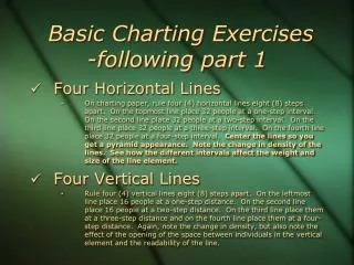 Basic Charting Exercises -following part 1