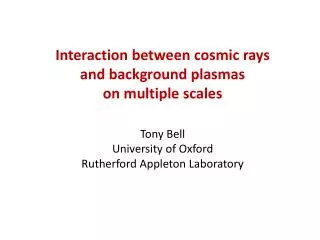 Instabilities driven by streaming energetic particles