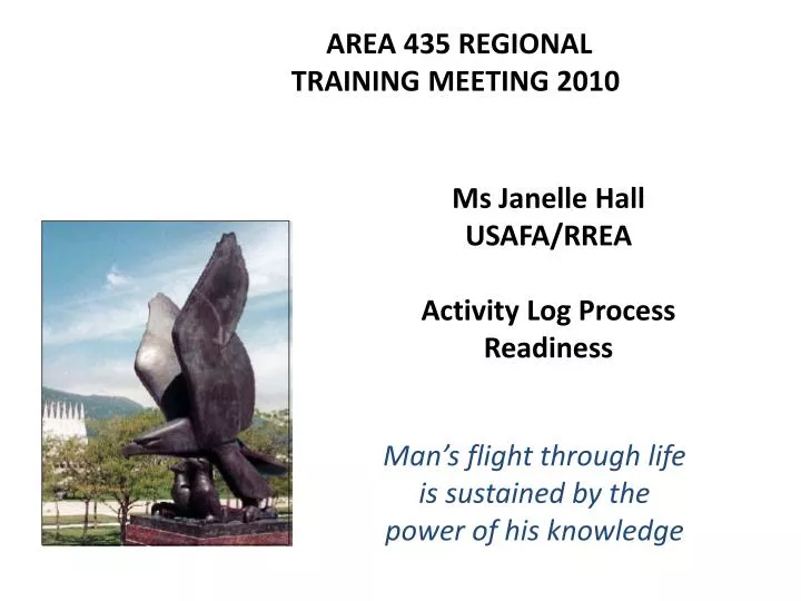 area 435 regional training meeting 2010