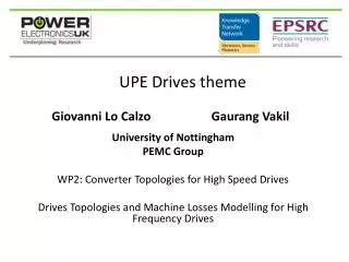 UPE Drives theme