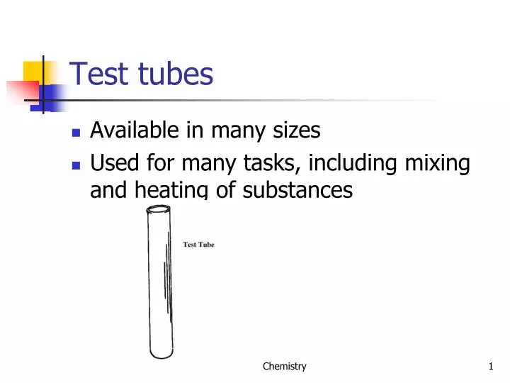 test tubes