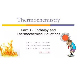 Thermochemistry