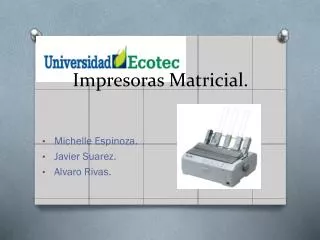 impresoras matricial