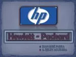 Hewlett - Packard - slide 1