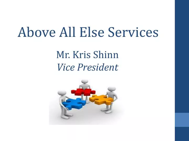 above all else services