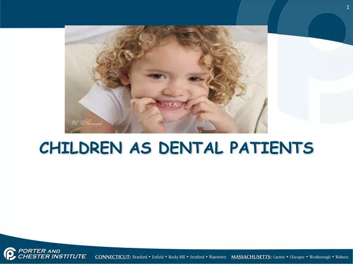 children as dental patients