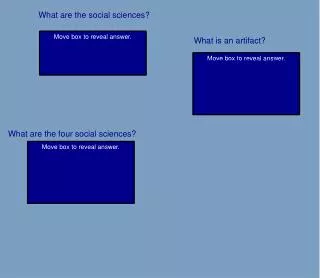 What are the social sciences?