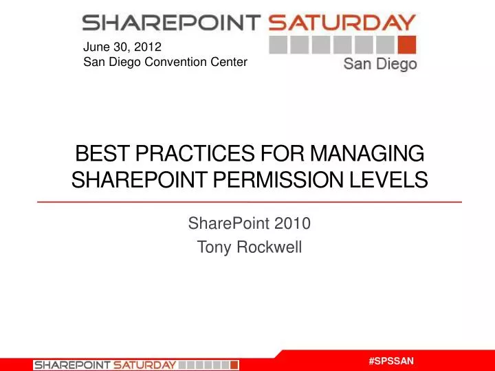 best practices for managing sharepoint permission levels