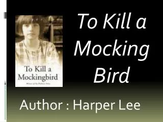 To Kill a MockingBird