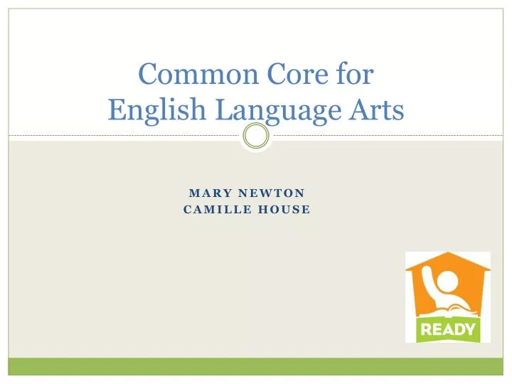 common core for english language arts