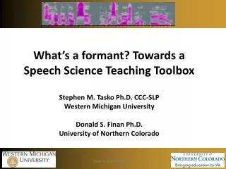 The Speech Science Toolbox Project