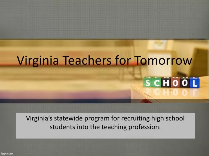 virginia teachers for tomorrow