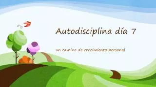autodisciplina d a 7