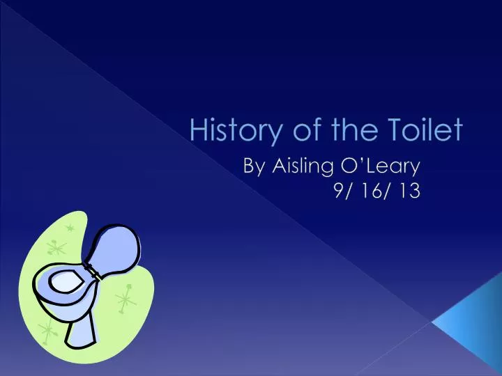 history of the toilet