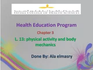 Health Education Program