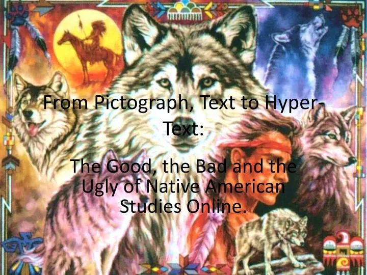 from pictograph text to hyper text